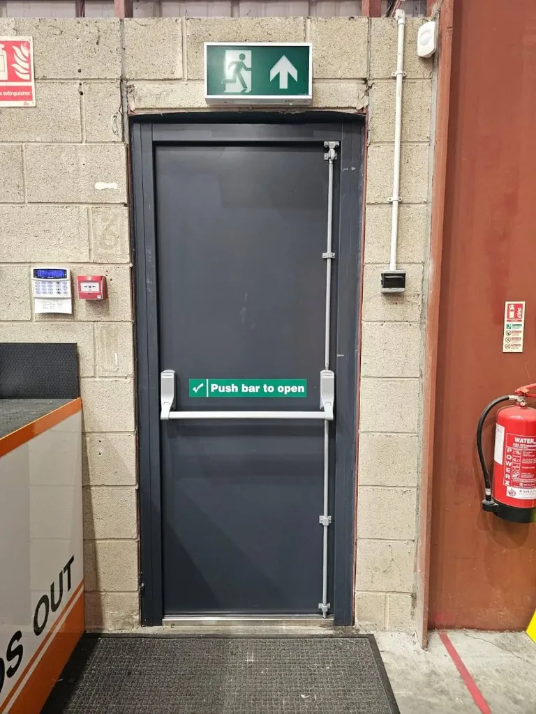New Fire Exit Door Installed for Bapp Group thumbnail 3